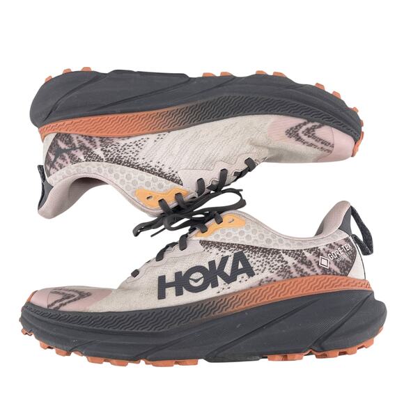 Hoka One One Challenger ATR 7 GORE-TEX Trail Running Sneaker Cosmic Pearl 9.5 - Picture 6 of 10
